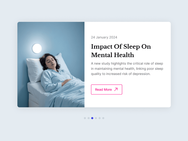 blog card slider